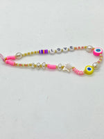 Phone Chain Beads & Pink #17