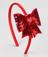 Sequin Bow Christmas