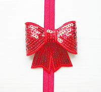 Sequin Bow Christmas