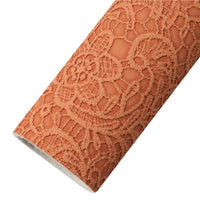 Textured Lace Faux Leather Sheet