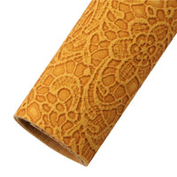 Textured Lace Faux Leather Sheet