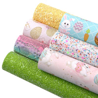 Easter Designs #3 Faux Leather Full Sheet Pack of 7