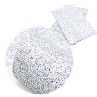Chunky Glitter Faux Leather Sheet