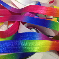 Rainbow Ombre 5/8" FOE (5 Yards)