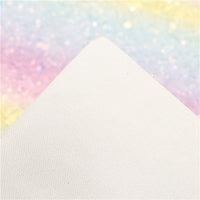 Ombre Chunky Glitter Faux Leather Sheet