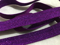 Glitter Purple 5/8" FOE (5 Yards)