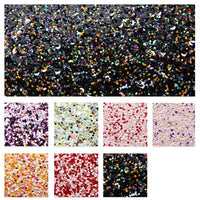 Pretty Chunky Glitter Faux Leather Full Sheet Pack of 7