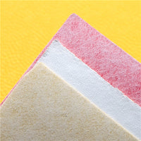 Yellow Mixed Faux Leather Full Sheet Pack of 7