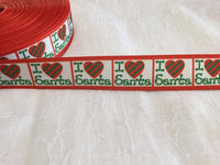 I Love Santa 1" Ribbon