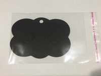 Hair Clip Display Card, Scalloped Edge 100 pack