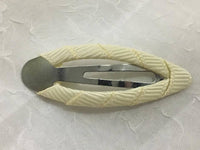 Ribbon Covered Snap Clip