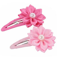 Ribbon Covered Snap Clip