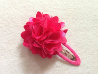Ribbon Covered Snap Clip