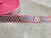 Laser Scale on Pink 1" Ribbon