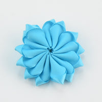 Satin Ribbon Flower with Pearl 3.8cm