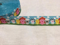 Farmyard Animals 1" Ribbon