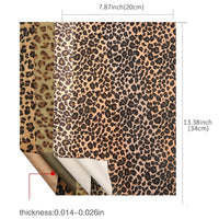 Animal All Print Faux Leather Full Sheet Pack of 6