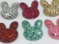 Glitter Rabbit Face