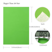 Apple Green Mixed Faux Leather Full Sheet Pack of 8
