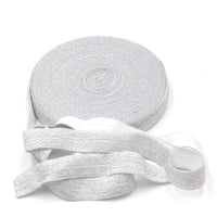 Glitter Silver 5/8" FOE (5 Yards)