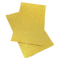 Fine Glitter Faux Leather Sheet