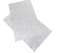Fine Glitter Faux Leather Sheet