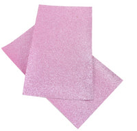 Fine Glitter Faux Leather Sheet