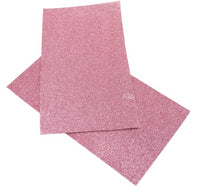 Fine Glitter Faux Leather Sheet