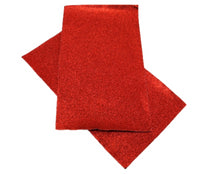 Fine Glitter Faux Leather Sheet
