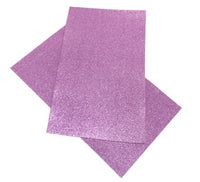 Fine Glitter Faux Leather Sheet