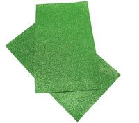 Fine Glitter Faux Leather Sheet