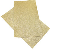 Fine Glitter Faux Leather Sheet