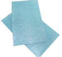 Fine Glitter Faux Leather Sheet