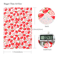 Strawberries with White Chunky Double Sided Sheet