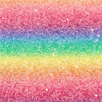 Ombre Chunky Glitter Faux Leather Sheet