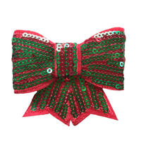 Sequin Bow Christmas