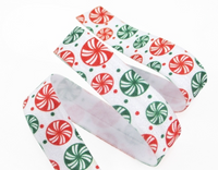 Christmas Candy Swirls 5/8" FOE (5 Yards)