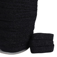 Glitter Black 5/8" FOE (5 Yards)