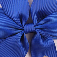 Pinwheel Solid Bow with Clip 3"