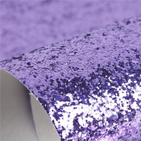 Chunky Glitter Faux Leather Sheet