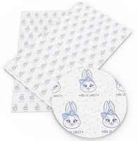 Easter Bunny "You So Sweet" Faux Leather Sheet