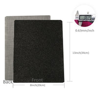 Fine Glitter Faux Leather Sheet
