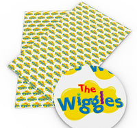 Wiggles Word Faux Leather Sheet