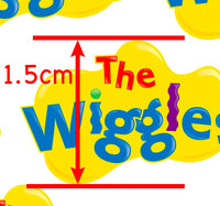 Wiggles Word Faux Leather Sheet