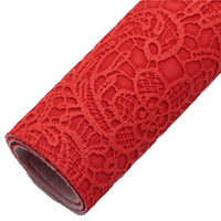 Textured Lace Faux Leather Sheet