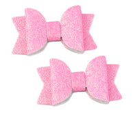 Fine Glitter Bow Pack (5)