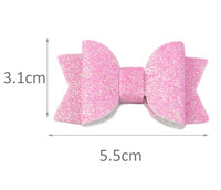 Fine Glitter Bow Pack (5)