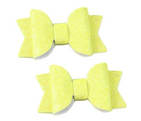 Fine Glitter Bow Pack (5)