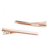 75mm Alligator Clip Rose Gold with Teeth Packs