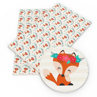 Little Fox Faux Leather Sheet